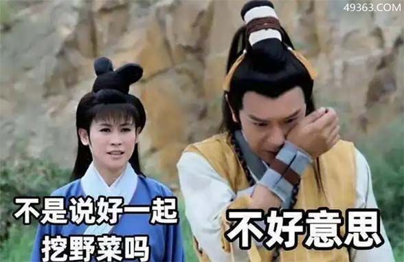 挖野菜的什么梗?