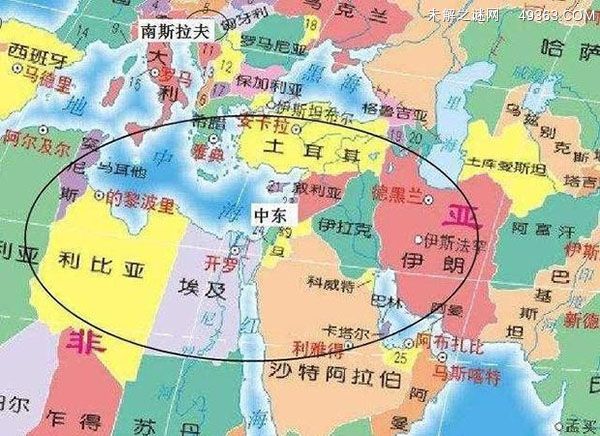 中东地区有哪些是阿拉伯国家，有那些不是阿拉伯国家
