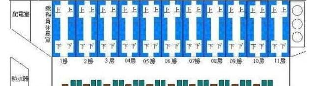 小知识：火车卧铺座位分布图，硬卧隔间6床铺/软卧有门4床铺(对比图)-图2