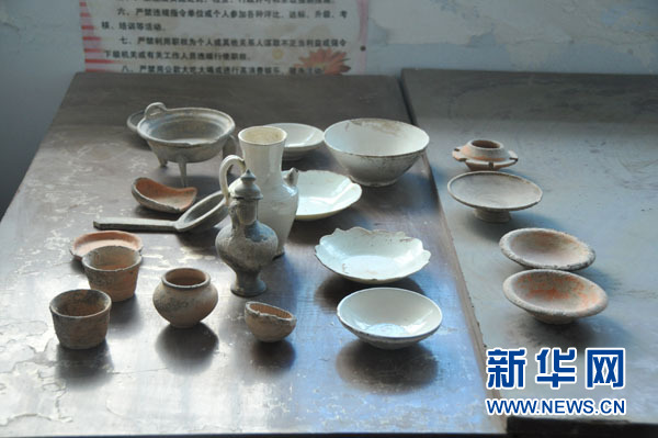 河北青县发现罕见 跨越汉唐金三个朝代古墓群