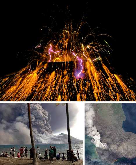 7大最壮美的火山闪电场景