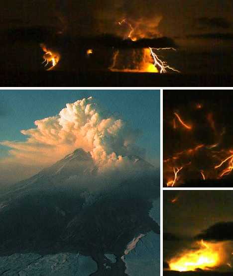 7大最壮美的火山闪电场景