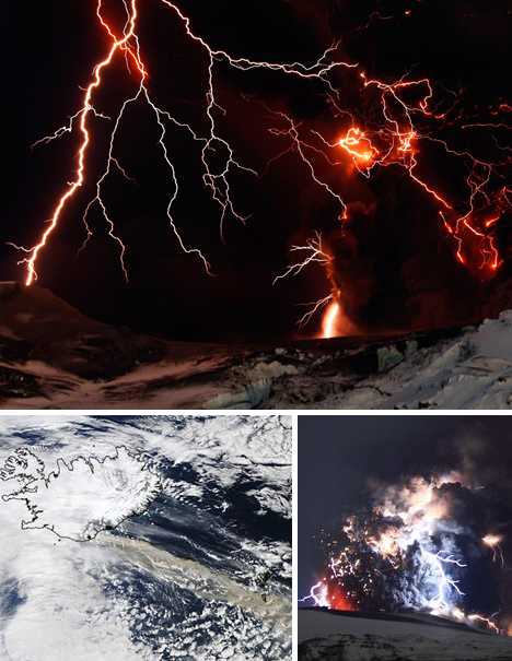 7大最壮美的火山闪电场景