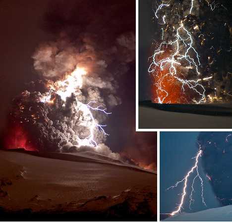 7大最壮美的火山闪电场景