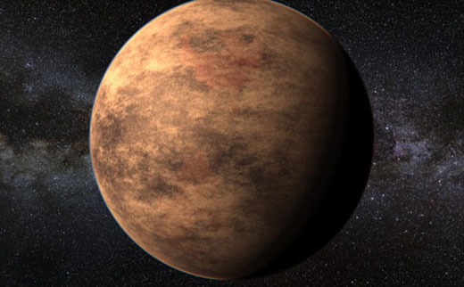 这是一颗比地球更加温暖的行星，蒙德兹基于有用的科学信息形成绚丽的3D行星世界