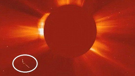 千艘ufo光临太阳是真是假？