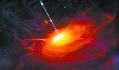 科学家首拍类星体或藏超大黑洞(图)