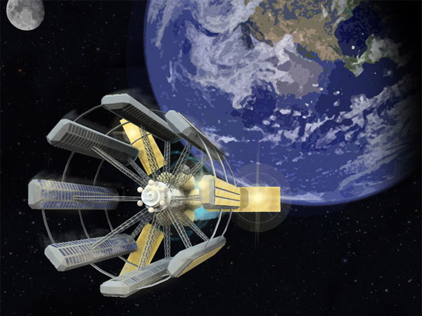 科学家设计星际移民宇宙太空梭