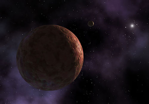 天文学家没有发现这颗冥王星轨道之外的矮行星拥有大气层（鸟神星艺术想象图）