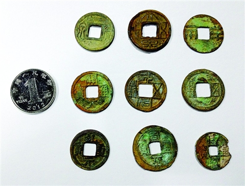 乐桥发现铜币达80万枚左右 整理出47种