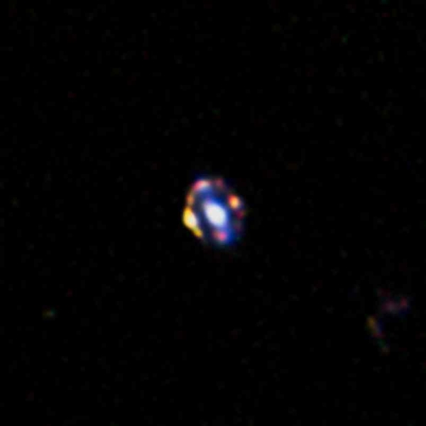 54亿光年外“爱因斯坦环”揭星系演化之谜