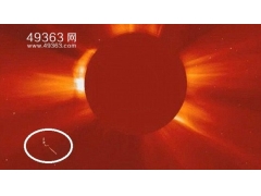 太阳附近的ufo“超级飞船” 太阳周围的ufo