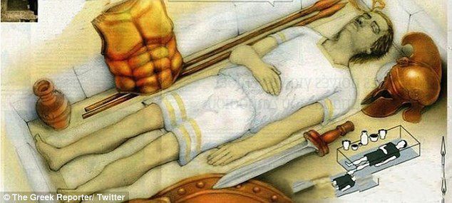 通过对墓葬内发现的尸骨进行分析，考古学家表示墓主人为一名男性，可能是马其顿王国的一名地位显赫的将军。分析结果显示他中等身材，皮肤苍白，头发呈褐色或者红色，也有可