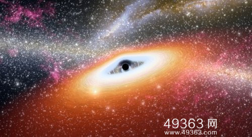 宇宙中神秘的黑洞  神秘黑洞犹如宇宙探照灯
