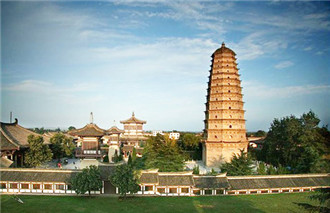 法门寺与大雁塔 法门寺与大雁塔