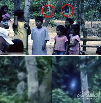 英国游客在巴西雨林中拍到疑似外星人视频