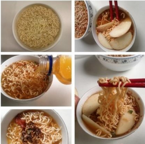 方便面雪糕 盘点7大丧心病狂的泡面料理