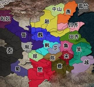 战国七雄地图实力排名