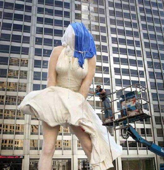 世界上最大的玛丽莲梦露雕像