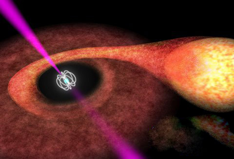 观测脉冲星 揭黑洞成长之谜