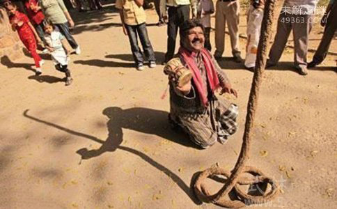 印度通天绳的真相之谜，男孩爬到绳子顶端就完全消失了
