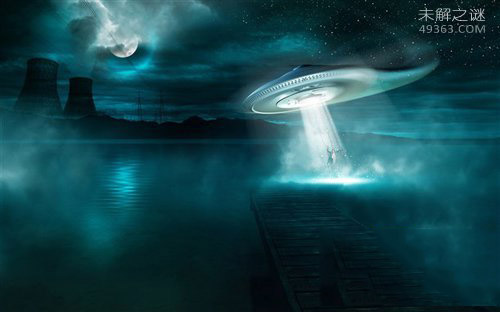 外星UFO加速进入地球监控
