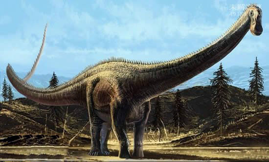 易碎双腔龙系世界上最大的恐龙(重可达220吨)