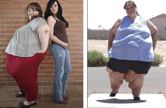 725公斤世界最胖超大美女还想胖？
