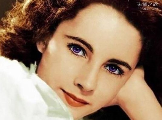 世界上最罕见的眼睛，伊丽莎白·泰勒的紫色眼睛乃世间少有