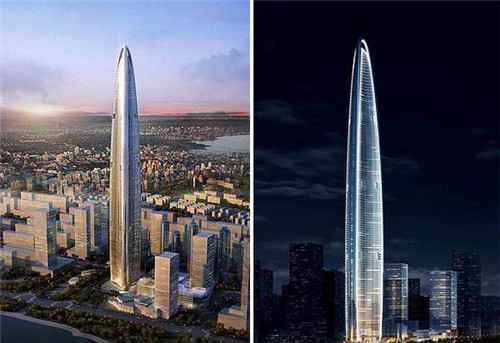 2020最新世界高楼排行榜第三高楼，武汉绿地中心