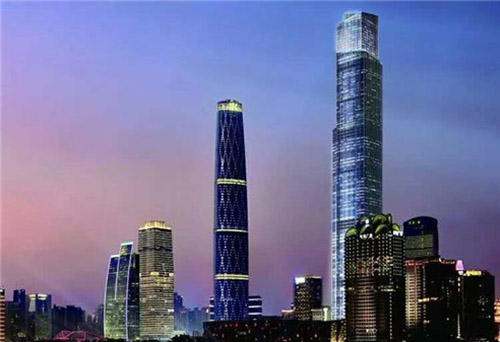 2020最新世界高楼排行榜第九高楼,广州东塔