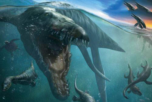 巨型海洋恐龙：上龙曾统治史前海洋世界3D模型研究