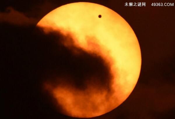 金星凌日现象，又称小日食