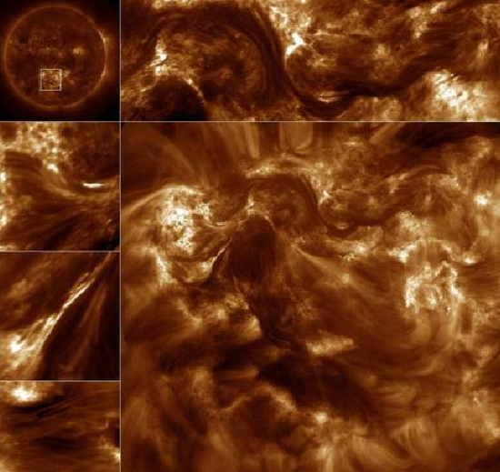 太阳“磁场辫子”或解释日冕百万度高温之谜