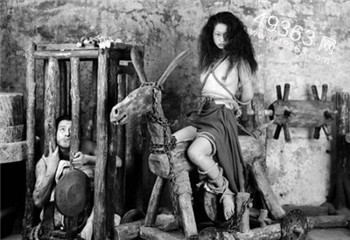 古代刑罚女子骑木驴图片