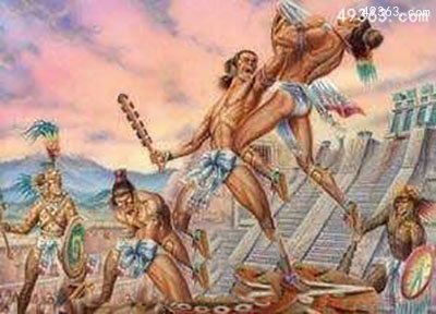 关于阿兹特克的恐怖仪式3:角斗士作战祭祀